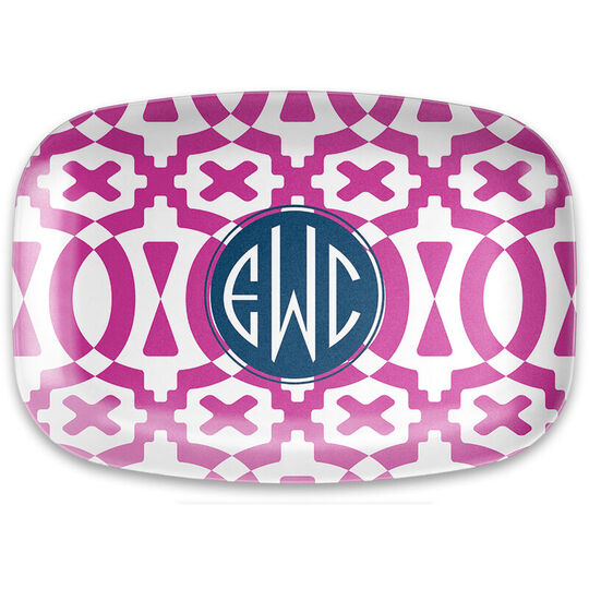 Poppy Melamine Platter